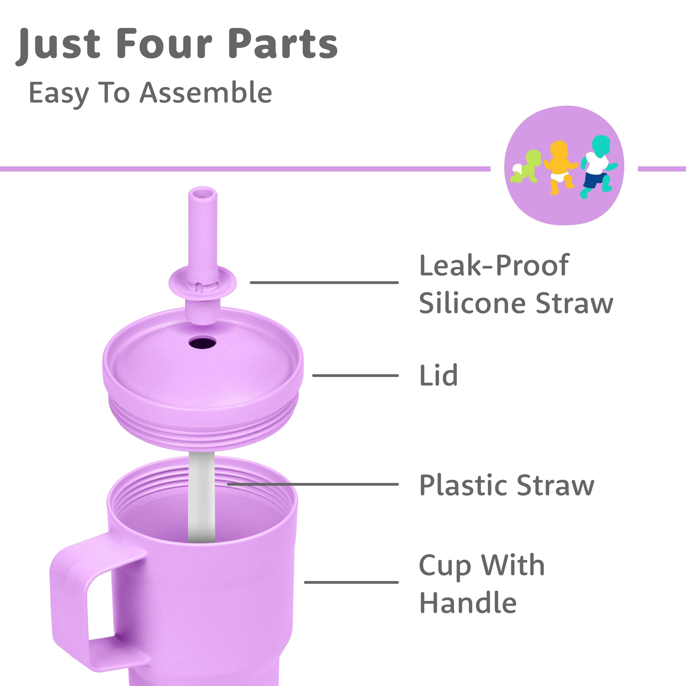 10oz Mini Tumbler Made With Recycled Plastic, USA Made