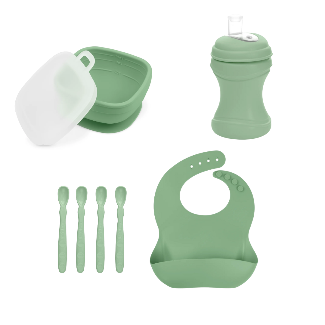 Tiny Dining Tableware Set - Sage