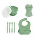 Tiny Dining Tableware Set - Sage