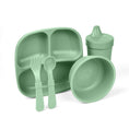 Load image into Gallery viewer, Toddler Dining Set USA Made from Recycled Materials
