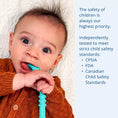 Load image into Gallery viewer, Teether Straws with Cleaning Brush
