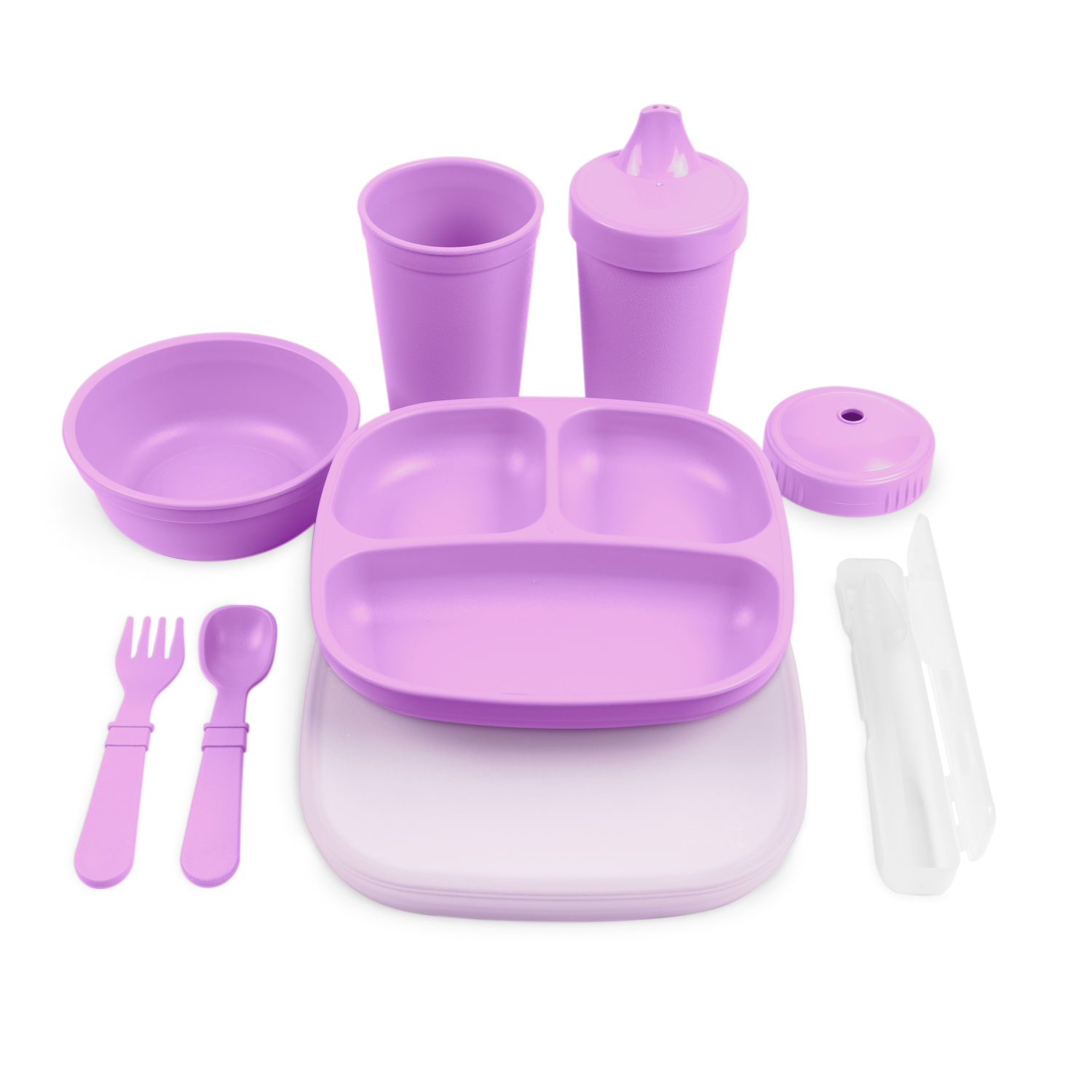 Re-Play Toddler Tableware - Divided Plates – Crunch Natural Parenting