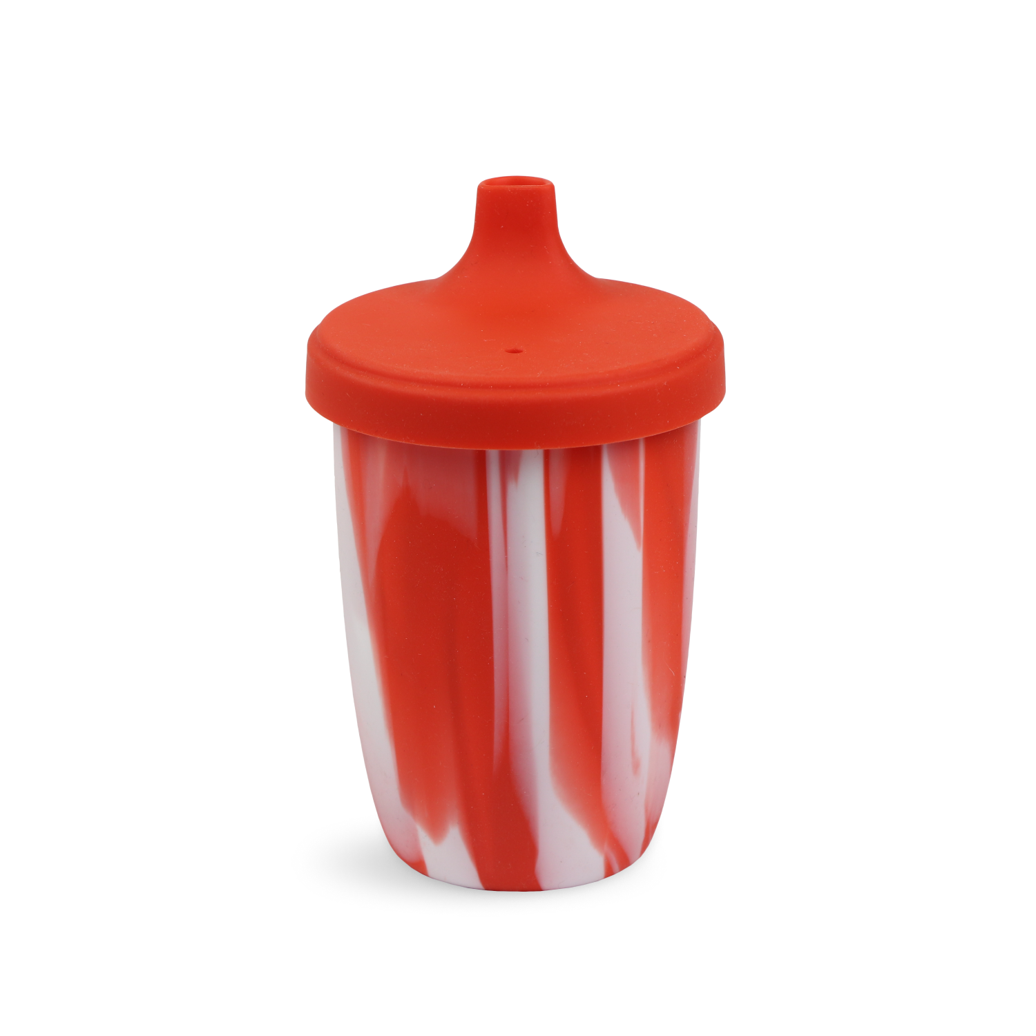 8 oz. Silicone Sippy Cup - Candy Cane