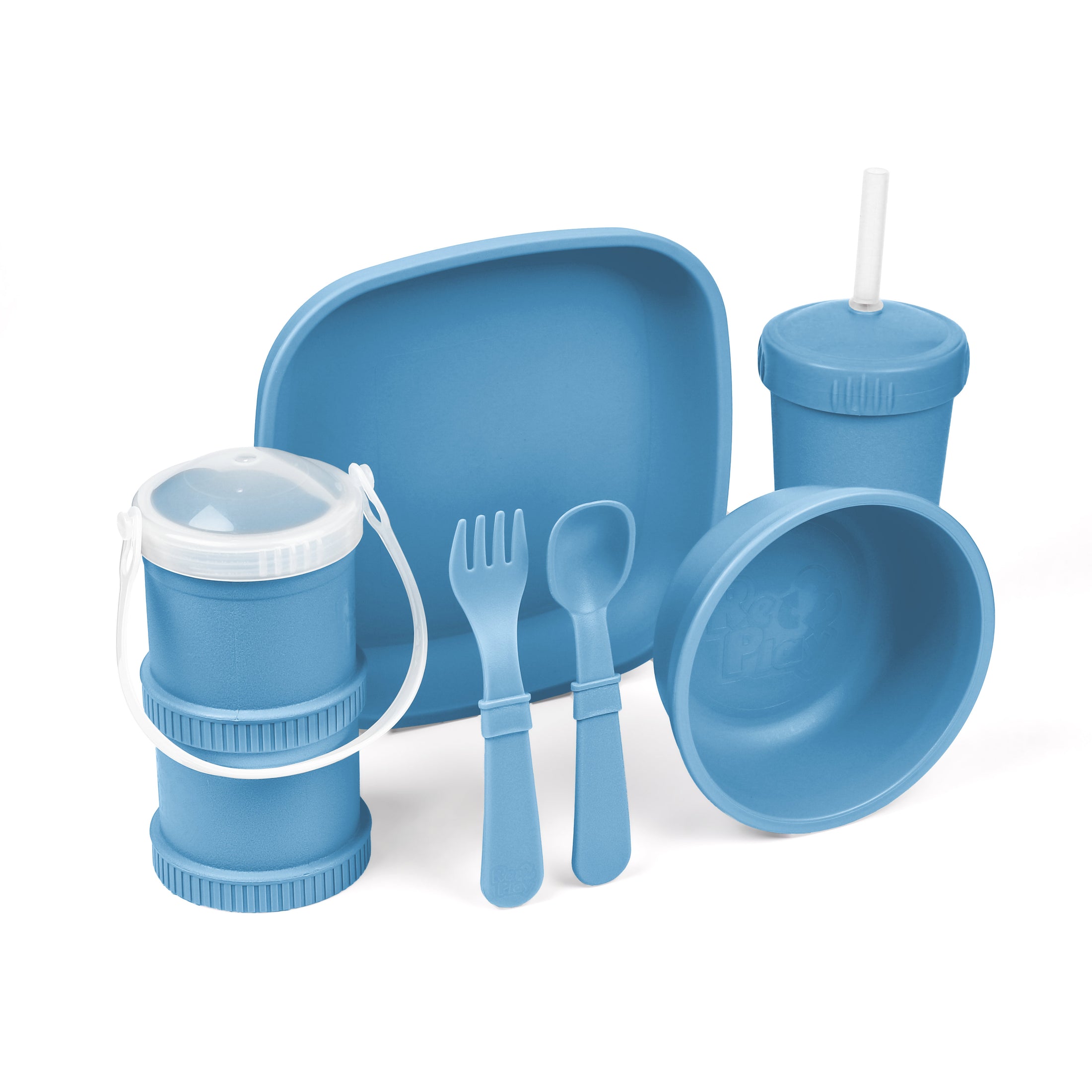 Big Kids Tableware Set USA Made from Recycled Materials