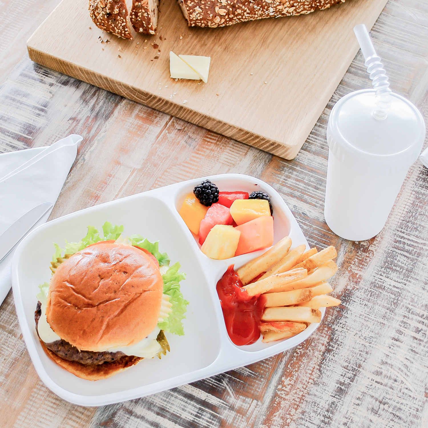 Divided Tray USA Made from Recycled Materials