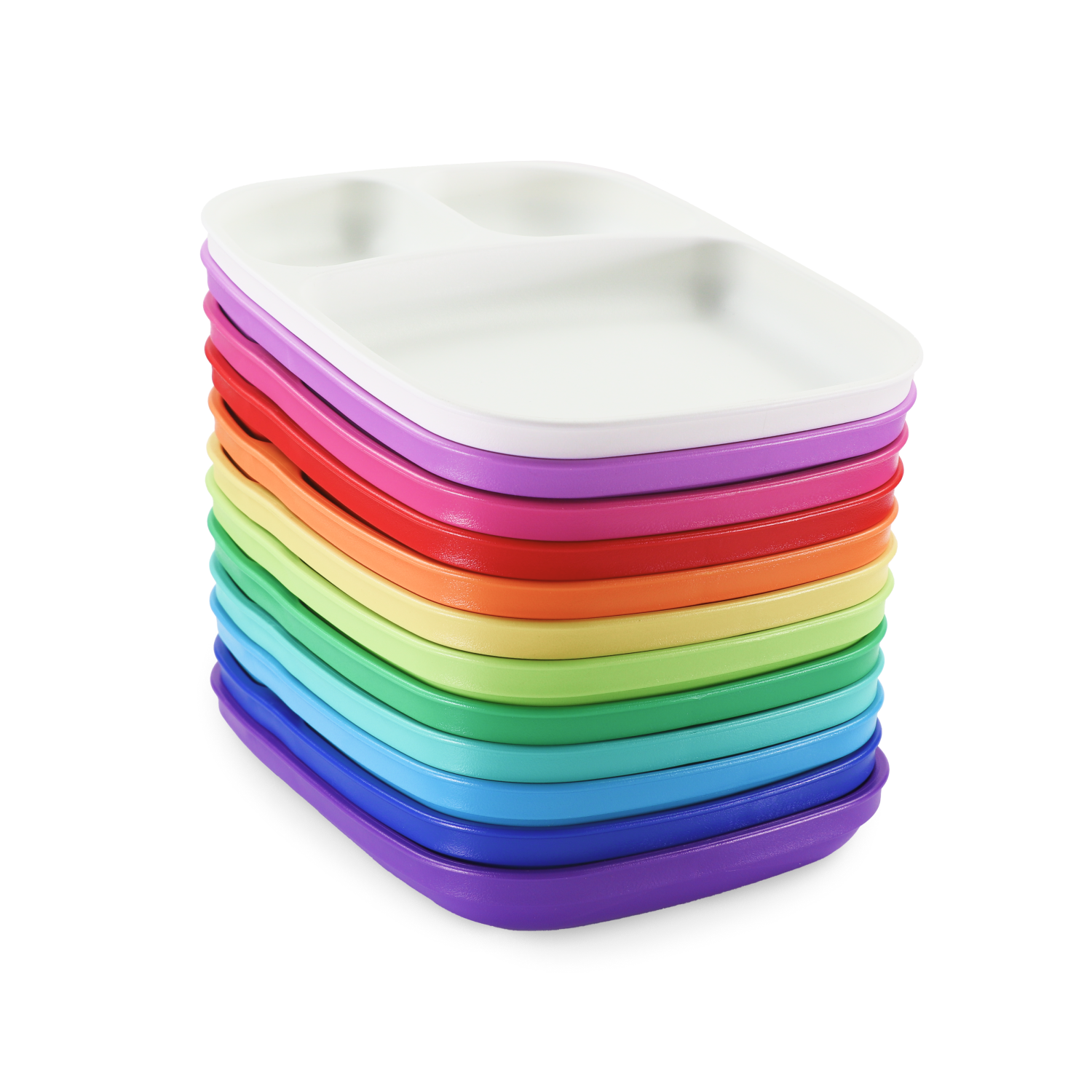 Divided Tray Rainbow Collection