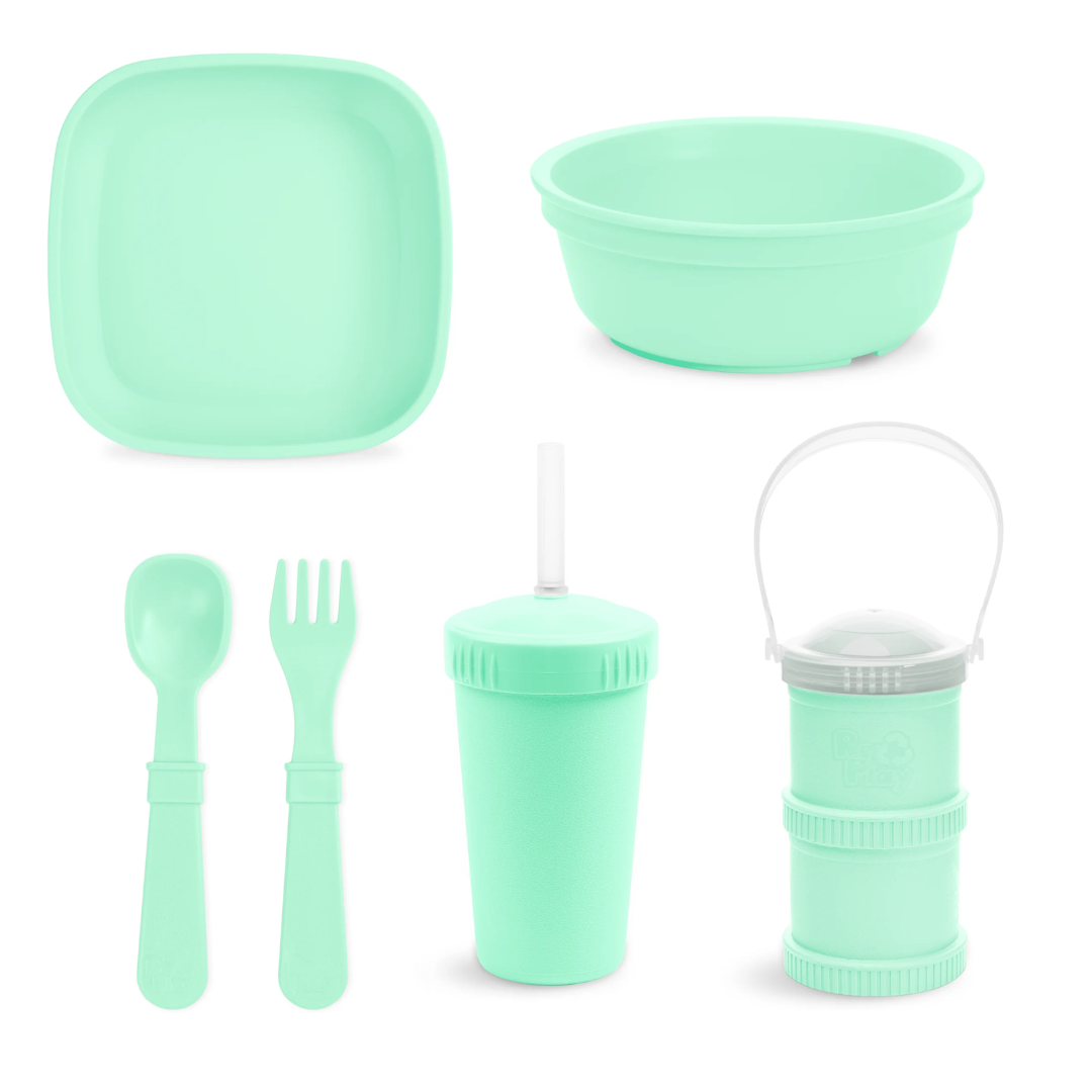 Big Kids Tableware Set - Mint