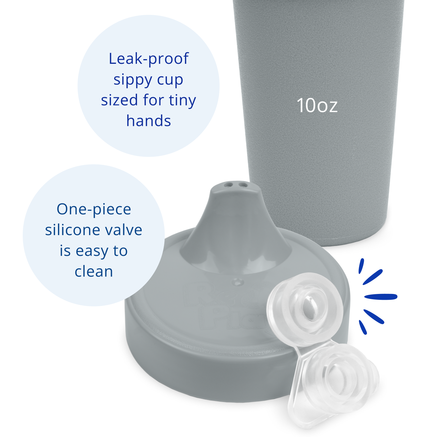 Re-play No-Spill Sippy Cup In Grey