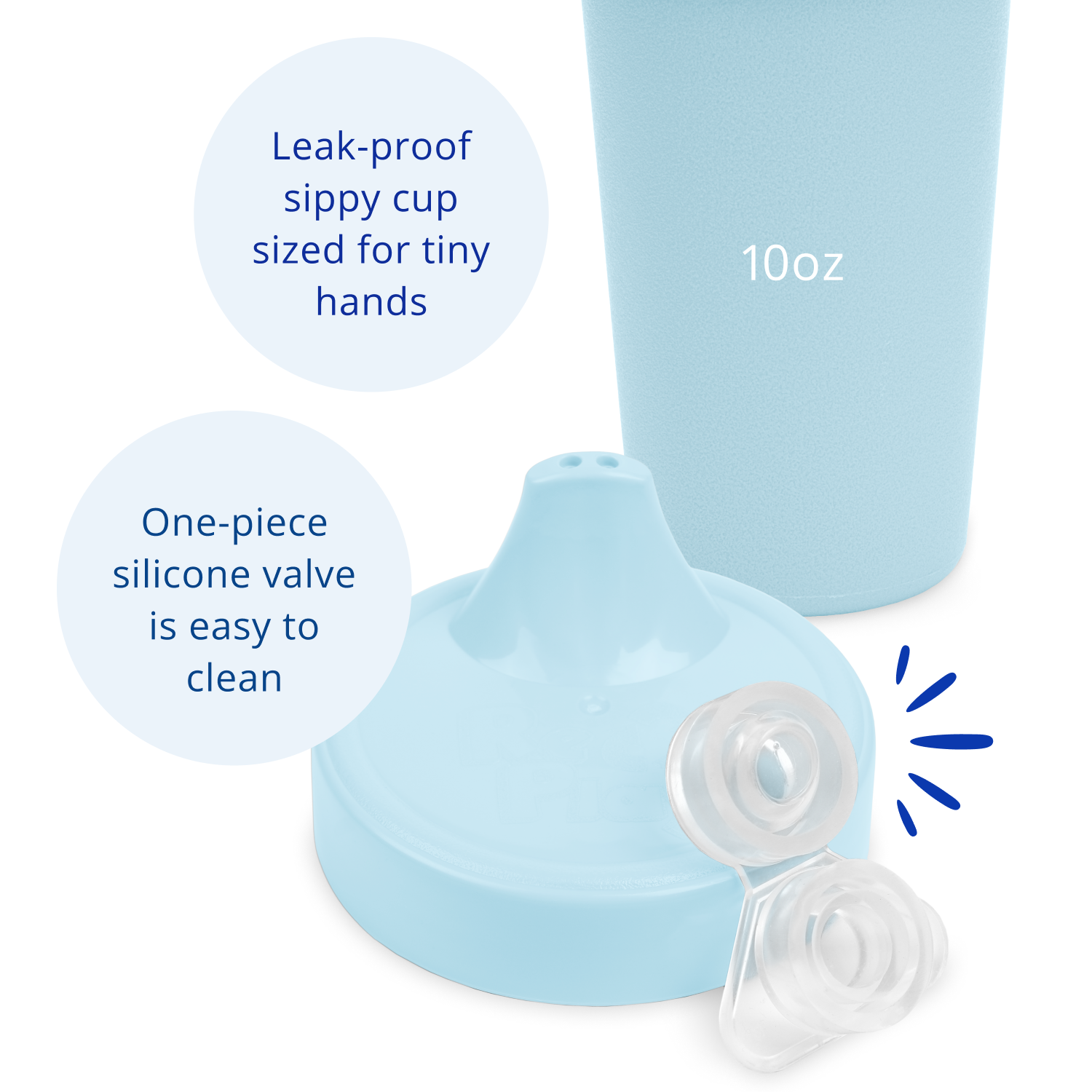 Spill & Leak Proof Cups for Toddlers and Babies