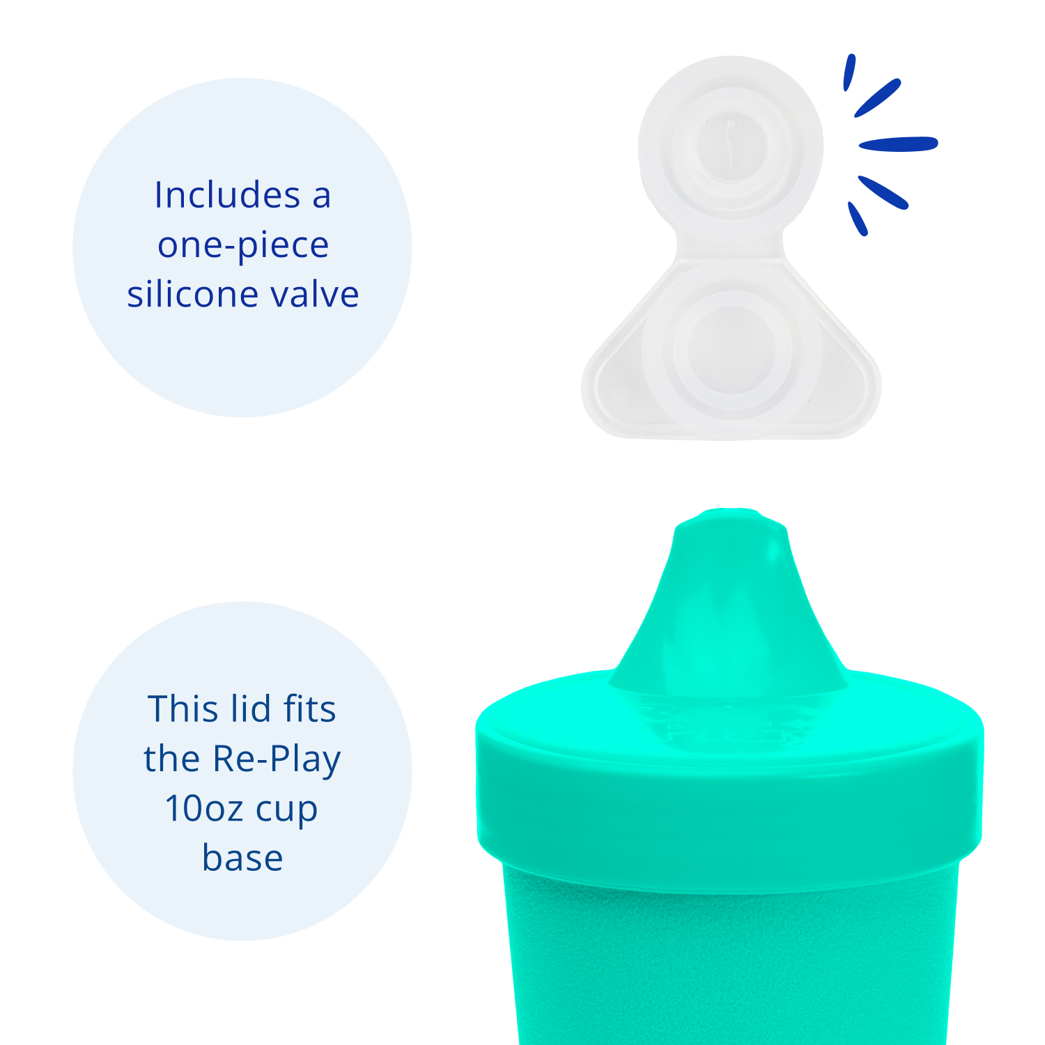 Tommee Tippee Sippy Cups- 2 Pack, Orange & Blue, 1 year old+ Kids