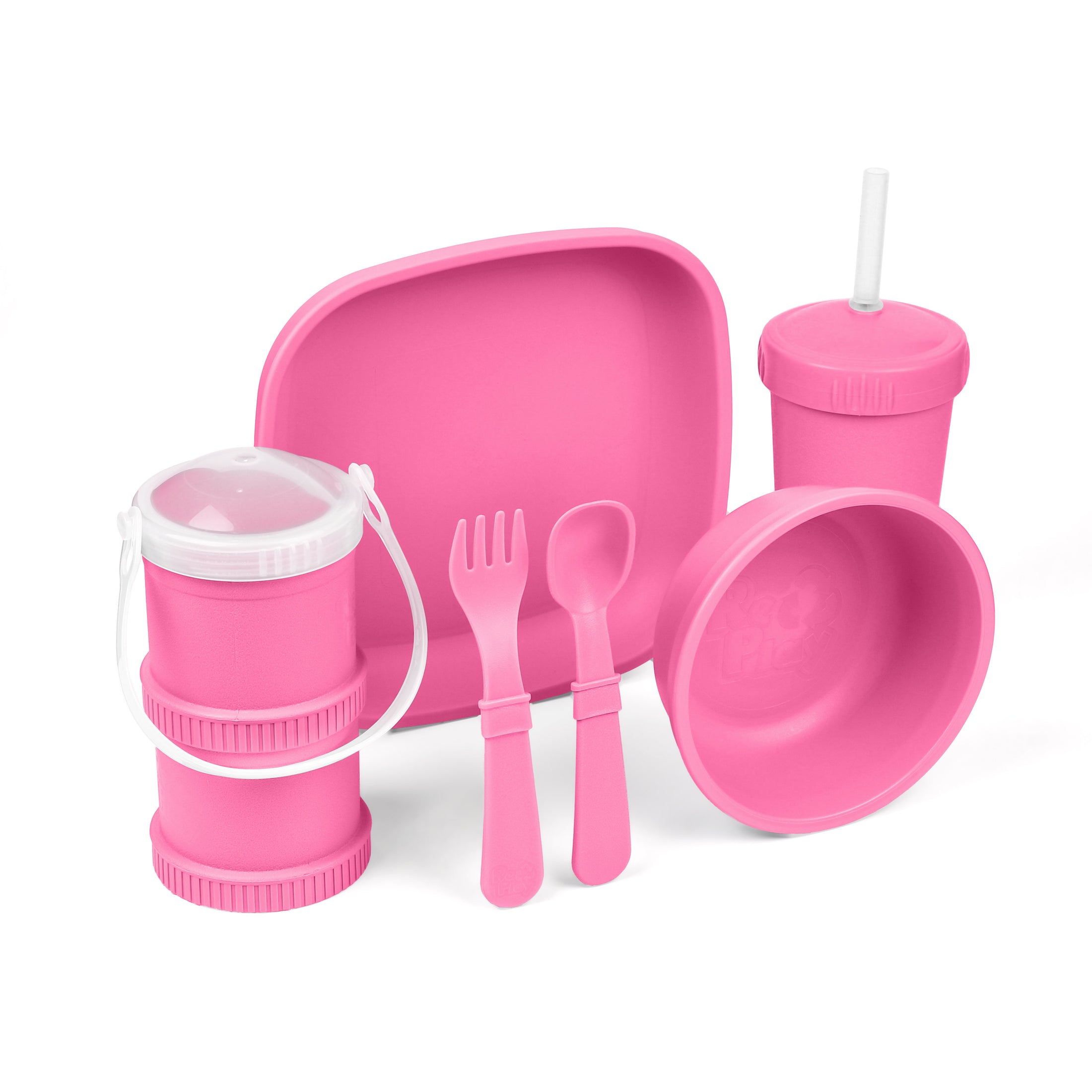 Big Kids Tableware Set USA Made from Recycled Materials