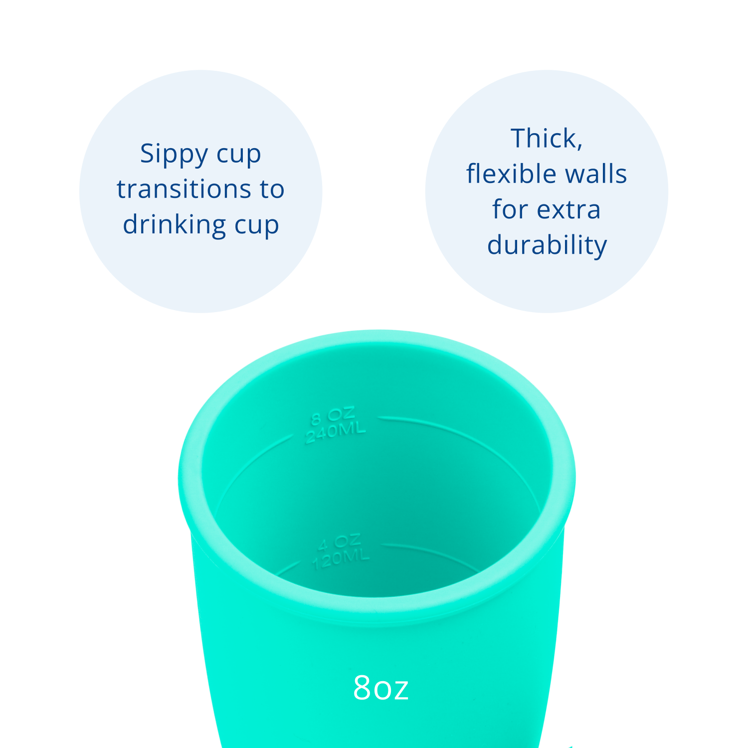 8 oz. Silicone Sippy Cup