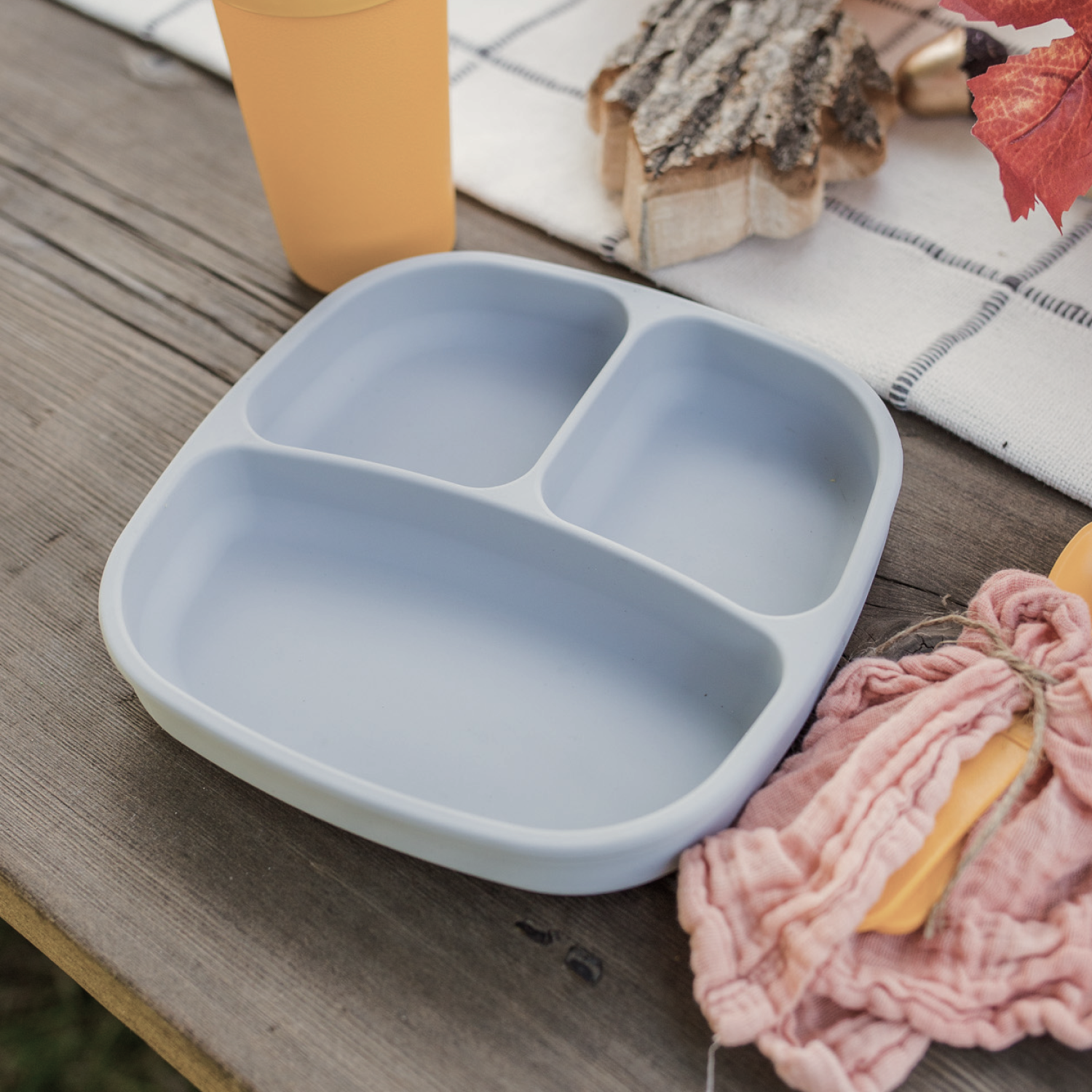 Silicone Suction Divided Plate