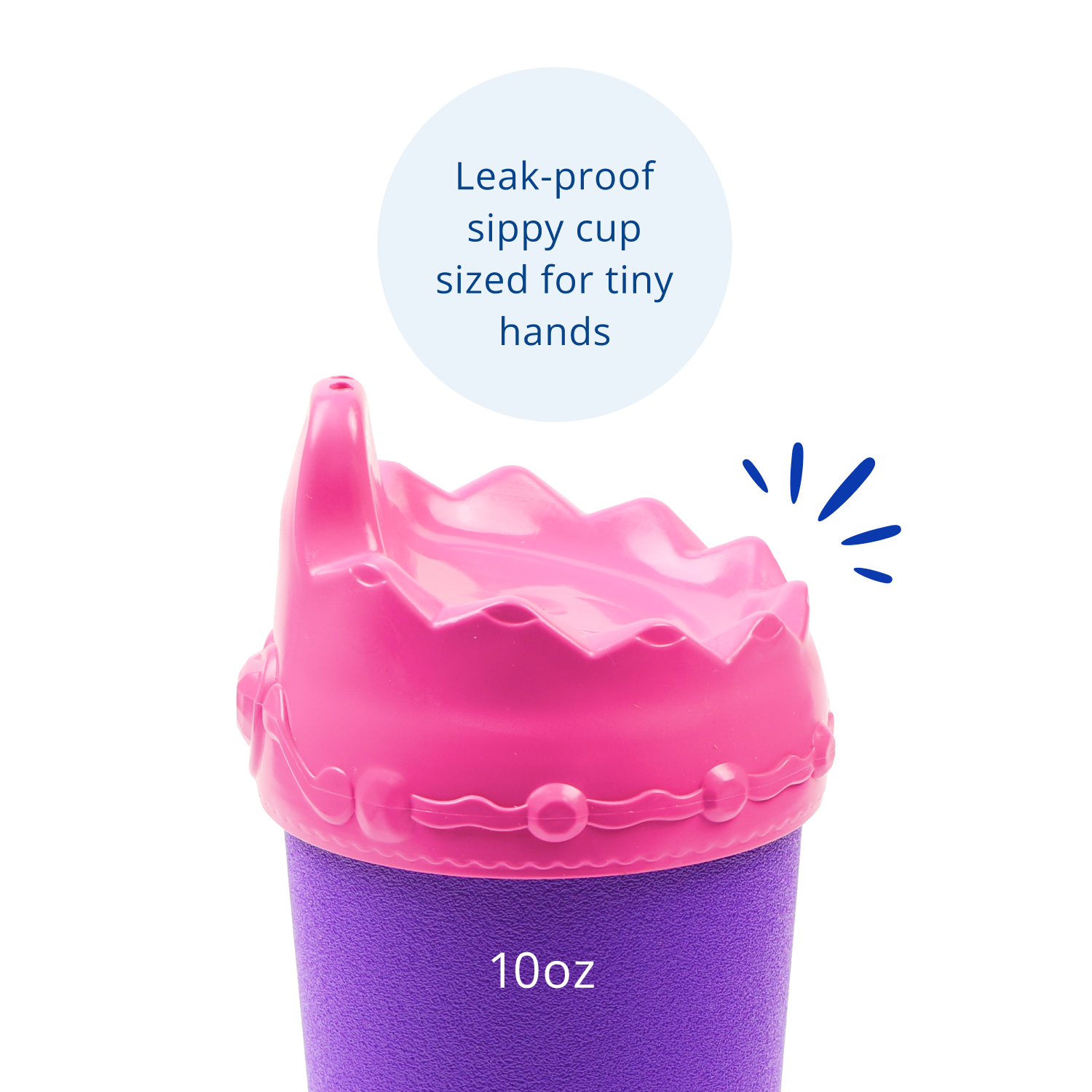 Re-Play Princess No-Spill Sippy Cup  Family Tableware Made in the USA from  Recycled Plastic