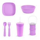 Big Kids Tableware Set - Purple