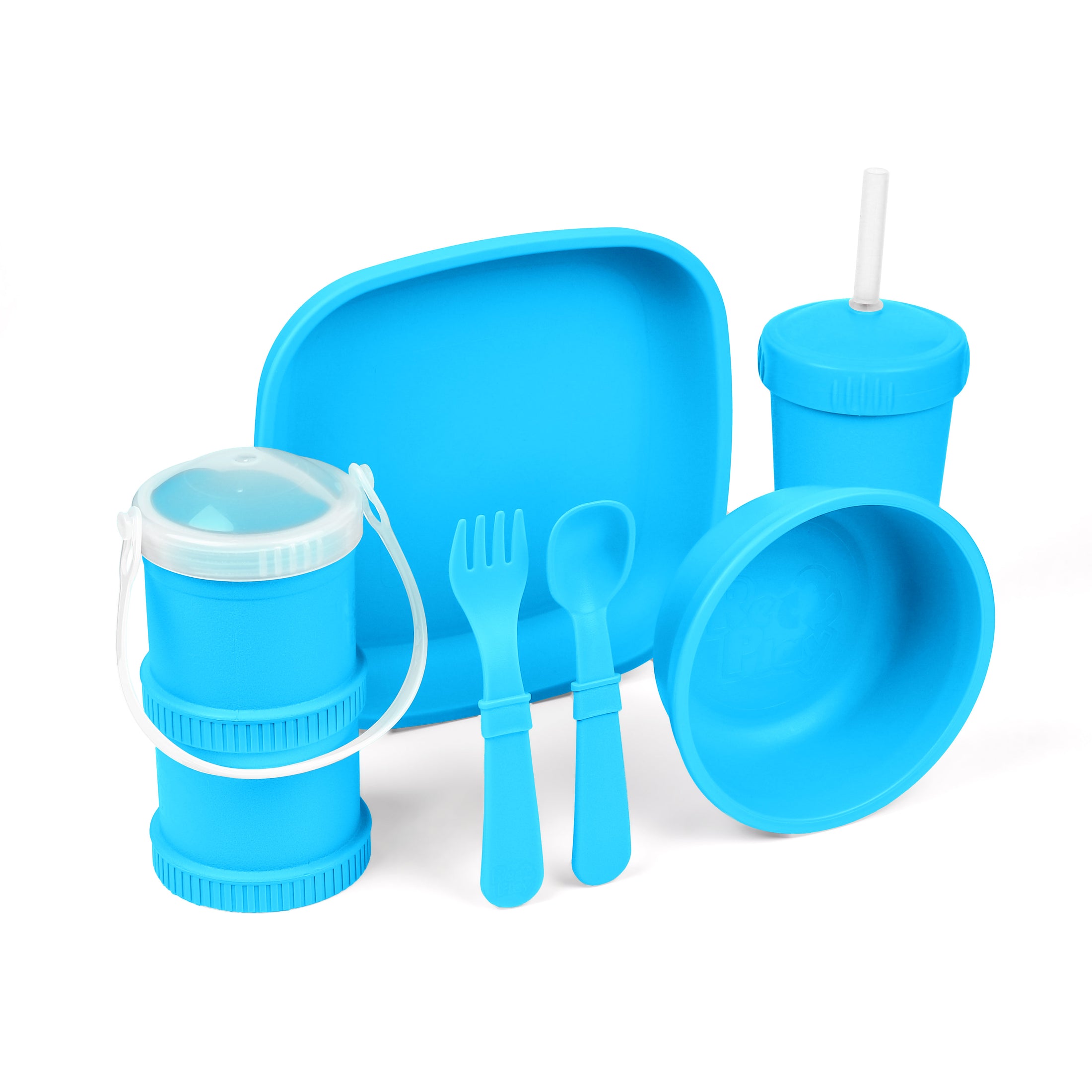Big Kids Tableware Set USA Made from Recycled Materials