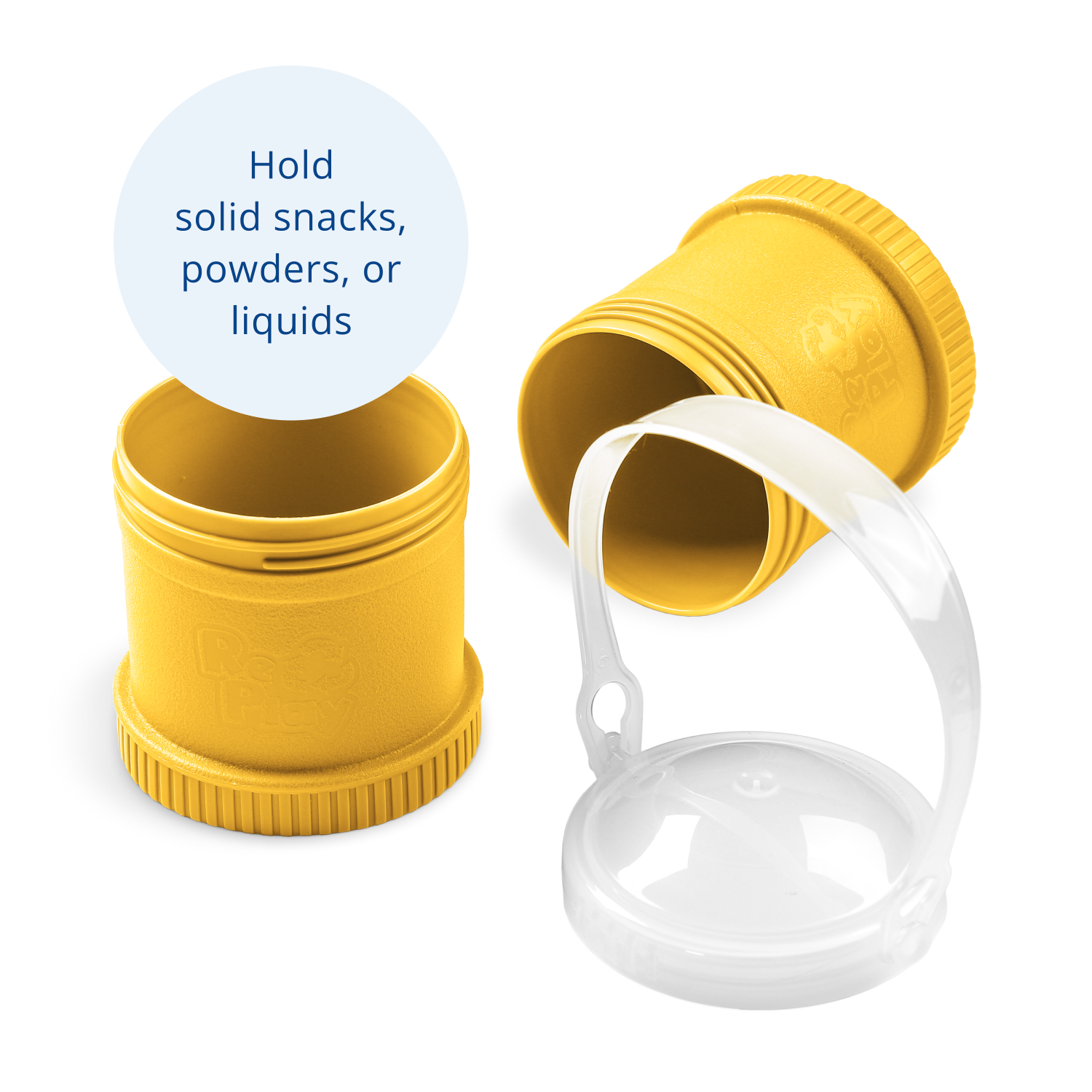 Snack Stack w/ Travel Lid USA Made from Recycled Materials