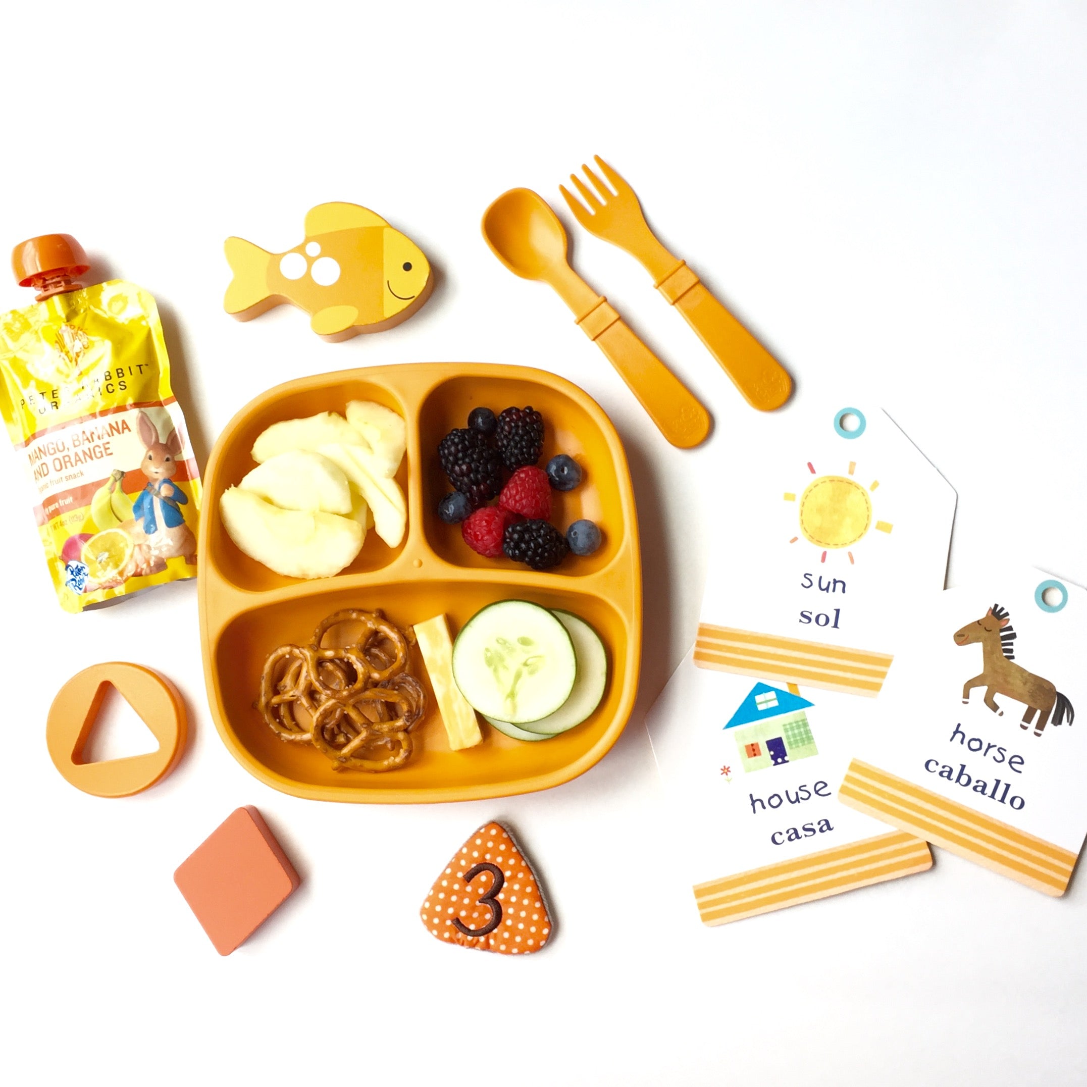 Toddler Dining Set - Sunny Yellow