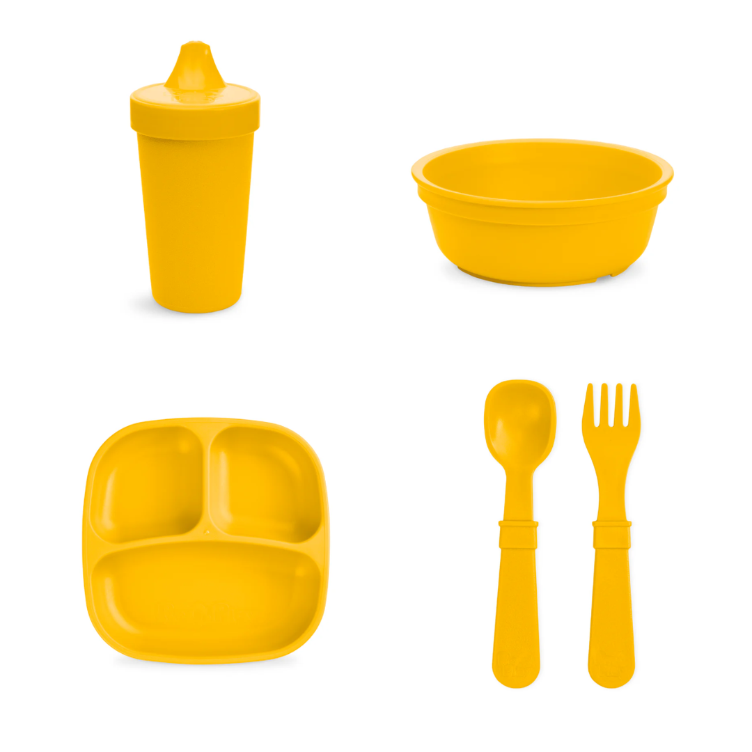 Toddler Dining Set - Sunny Yellow