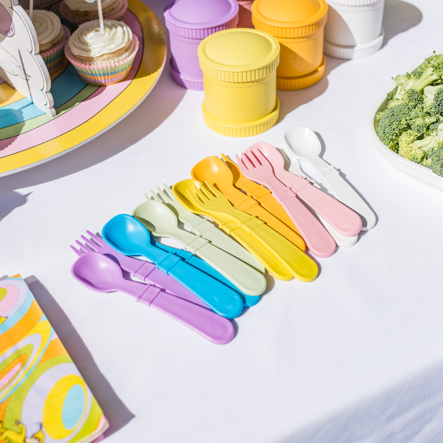 Toddler Utensil Pair USA Made from Recycled Materials