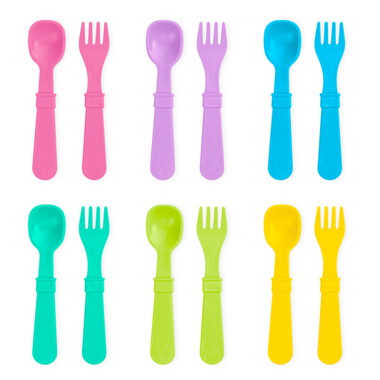 Toddler Utensil Set USA Made from Recycled Materials