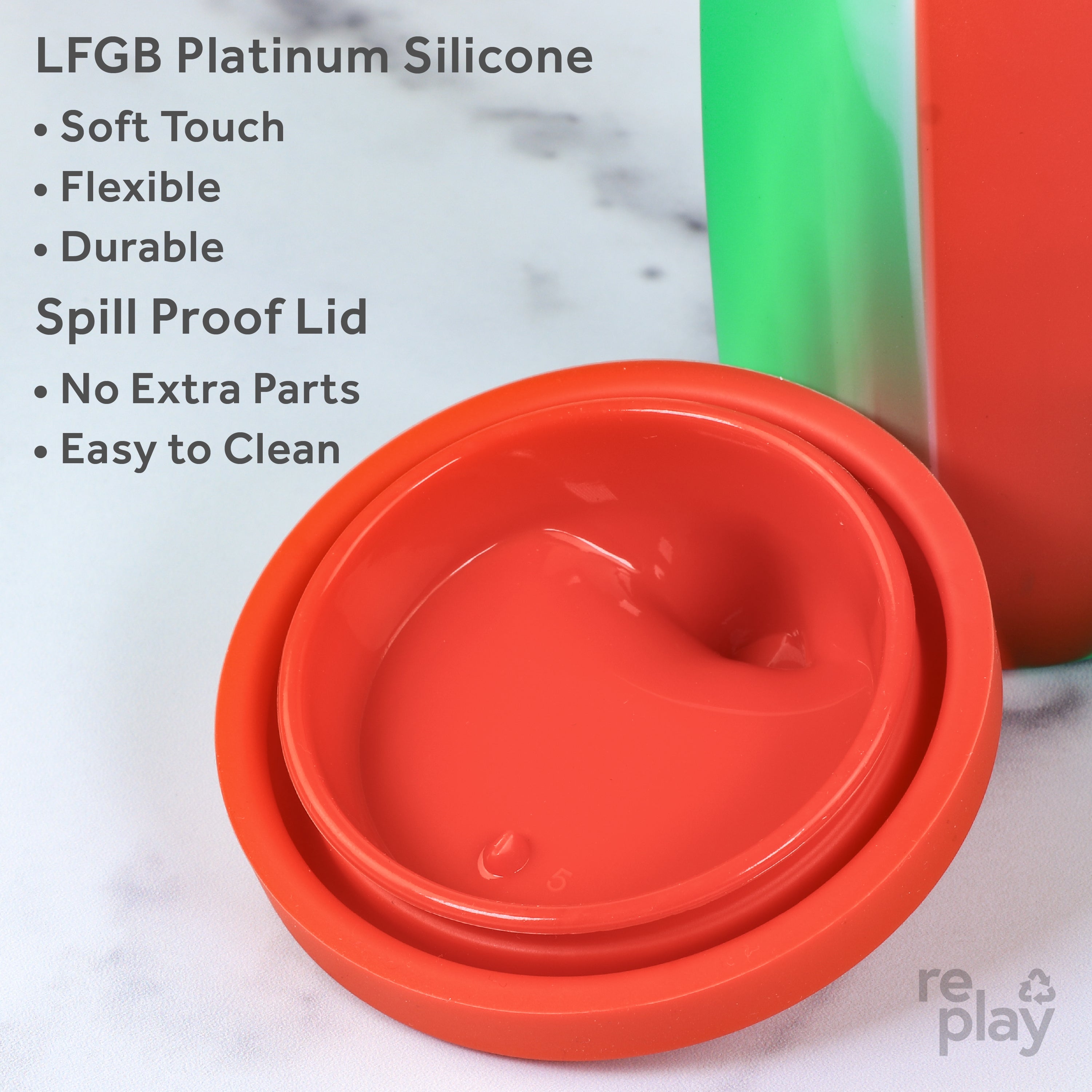 Re-Play Platinum Silicone 8oz. Sippy Cup - Holiday